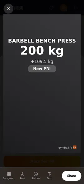 PR share card editor