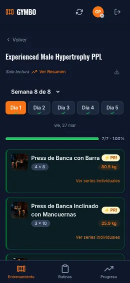 Registrando una serie